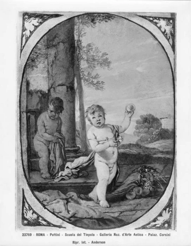 Due putti con simboli dell'abbondanza - Roma, Galleria Nazionale